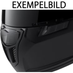 Venttiiliationsscoop Schuberth C3, huvud, Musta