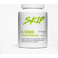 Skip C-1000 + Ruusunmarja 90 tabl. ravintolisä