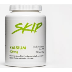 Skip Kalsium 400 mg 100 tabl. ravintolisä