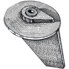 Osculati anode fin (zinc) Tohatsu/Mercury