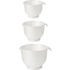 GastroMax Mixa Line 3-osainen valkoinen kulhosetti