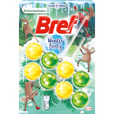 WC Bref Power Active Dancing Reindeers 2x50 g WC-raikastin