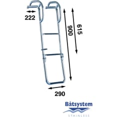 Båtsystem Handrail with handle 900 Mm