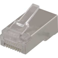 Deltaco MD-3S RJ45 connector for device cable Cat5e protected 20 pcs