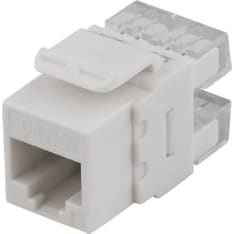 Deltaco MD-110 UTP Cat6 Keystone connector 180 degree toolless installation