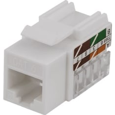 Deltaco MD-111 UTP Cat6 Keystone liitin 90 astetta työkaluton asennus
