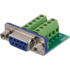 Deltaco DC-391 DE-9 naaras 10-pin riviliitin sovitin