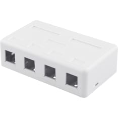 Deltaco VR-224 4 ports Keystone-pintarasia