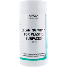Deltaco CK1022 cleaning cloth for plastic surfaces