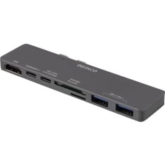 Deltaco USBC-1290 MacBook Pro USB-C telakointiasema