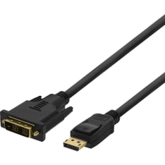 Deltaco DP-2022 2 m DisplayPort - DVI-D Single Link monitorikaapeli