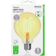 Deltaco Smart Home SH-LFE27G95 E27 älylamppu