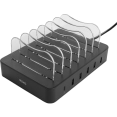 Deltaco USB-latausasema 6 laitteelle