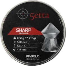 5etta Airgun Terävä 4,5 mm 0,5 g 500 kpl ilma-ase luoti