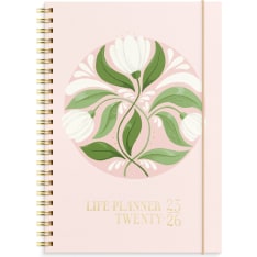 Burde Life Planner Pink 2025-2026 lukuvuosikalenteri