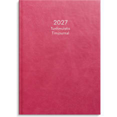Burde tuntimuistio a4 sidottu roosa kalenteri 2027