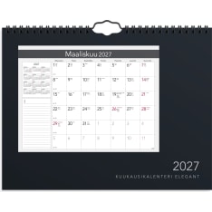 Monthly calendar Elegant 2027