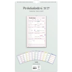 Family calendar 2027 Pastel