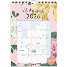 Burde Life Organizer 2026 wall calendar