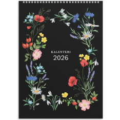 Burde Flower 2026 wall calendar
