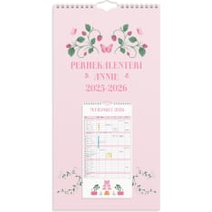 Burde Annie 2025-2026 perhekalenteri