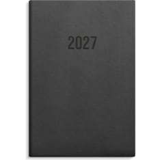 Burde musta keinonahka sidottu Exclusive kalenteri 2027