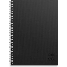 Burde Weekly Textile black 2026 calendar