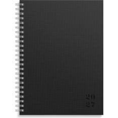 Calendar 2027 Weekly Textile black