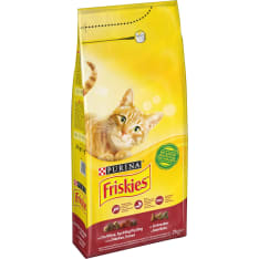 Friskies Adult Lihaa, maksaa, vihanneksia 2 kg täysravinto
