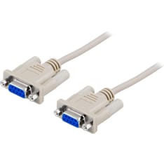Deltaco DB9 female-female 2m switch cable