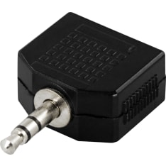 Deltaco 3.5 mm Y-adapteri äänelle