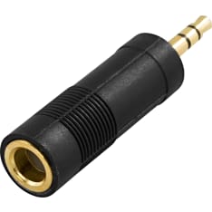 Deltaco AD-2 6.3mm female to 3.5mm stereo adapter