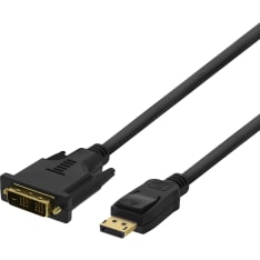Deltaco DP-2030  3 m DisplayPort - DVI-D Single Link monitorikaapeli