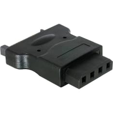 Deltaco SATA-S6 SATA - Molex virtaliitinsovitin