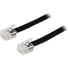 Deltaco modulaarikaapeli 6P6C(RJ12) 3m musta