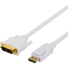Deltaco DP-2011 1 m DisplayPort - DVI-D Single Link monitorikaapeli