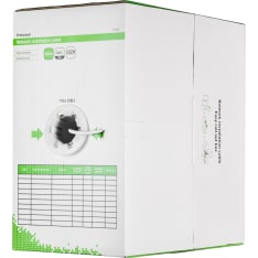 Deltaco TP-45AH U/UTP asennuskaapeli Cat6 305m laatikko valkoinen