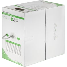 Deltaco TP-48BH U/UTP laitekaapeli Cat6 (monisäikeinen) 305m laatikko harma