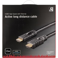 Deltaco HDMI-1150 15m aktiivinen HDMI-kaapeli