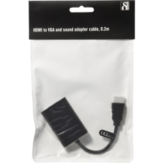 Deltaco HDMI-VGA7 HDMI - VGA ja ääni sovitin