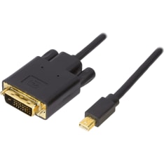 Deltaco mini DisplayPort - DVI-D Single Link monitorikaapeli