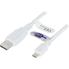 Deltaco USB-303W 3m USB - micro-USB kaapeli