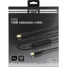 Deltaco Prime USB-EX05M 5m active USB 2.0 cable