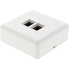Deltaco VR-34 pinta-asennettava datarasia UTP 2xRJ45