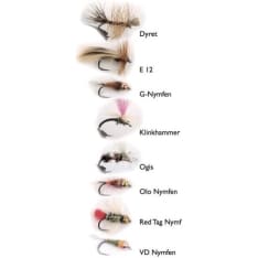 Wiggler Roffes Trout Flies 8 kpl per hot