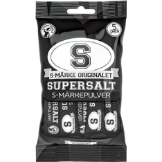 S-Märke Supersalt 5-pack jauhe