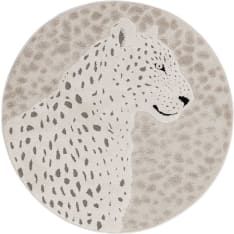 KMCarpets Genvova Leopard pyöreä matto
