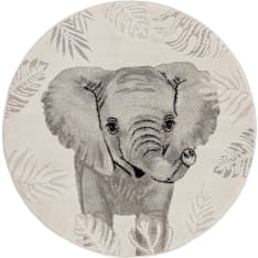 KMCarpets Genvova Elefant pyöreä matto