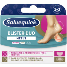 Salvequick Blister Care & Prevention Duo 6pcs blister plaster