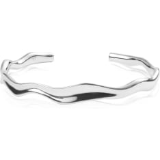 Mockberg Wavy Bolded Cuff Bracelet
